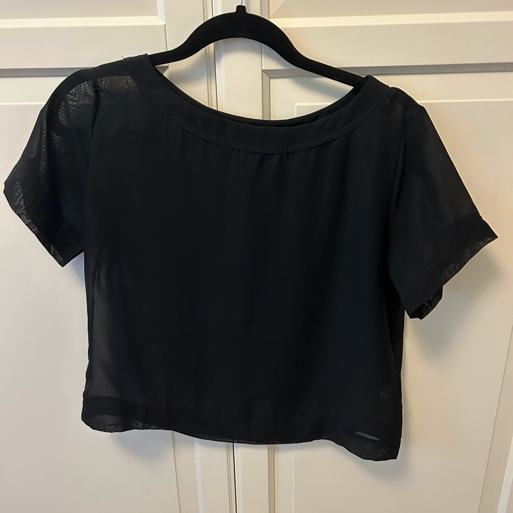 American Apparel Sheer Top